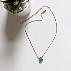 ‼️5/$20:  Blue gem stone necklace